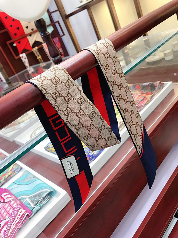 120x8cm Embroidery Handbag Ribbon Scarf Neck Bow WJ-987016