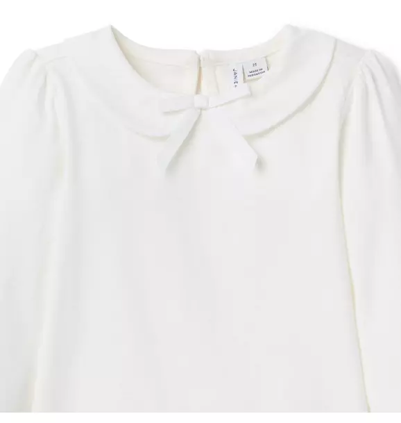 Bow Collared Top