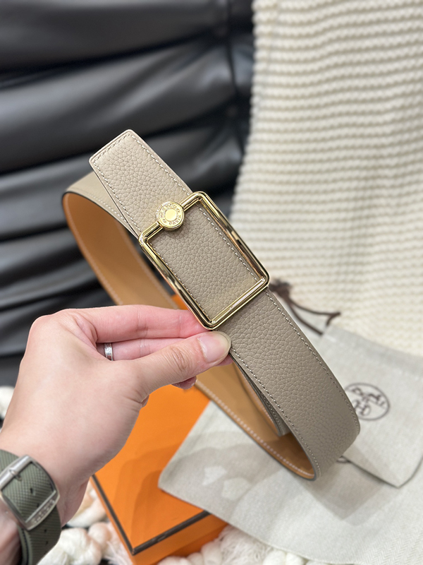 Fashion Top quality Golden Buckle Wide-3.8cm Real Leather Belt PD-862105