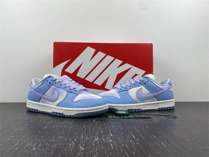 NK Dunk Low Blue Airbrush Canvas FN0323-400