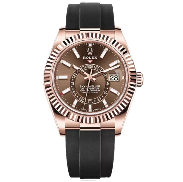 Rolex Sky-Dweller Oyster 42 mm Everose gold 326235-0005