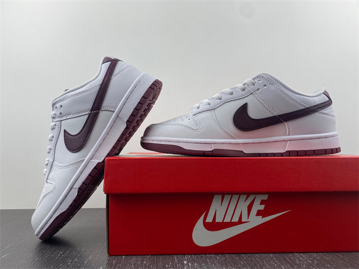 NK Dunk Low Retro White Night Maroon dv0831-102