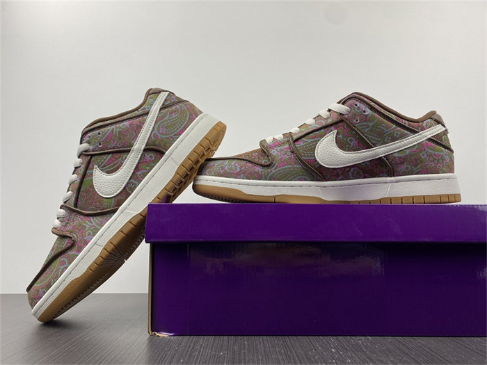 NK SB Dunk Low Pro Paisley Brown DH7534-200