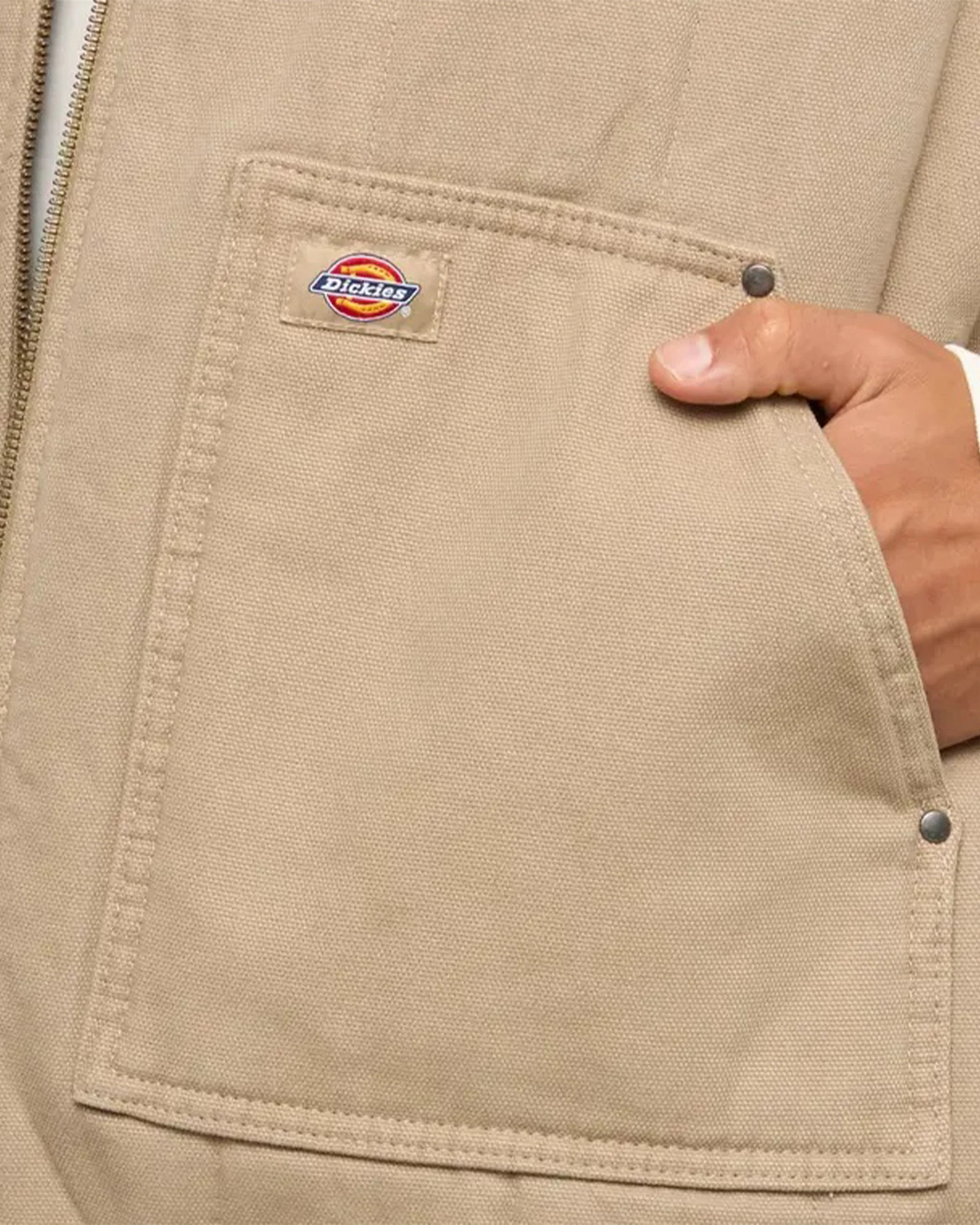 Quilted Vest - Beige