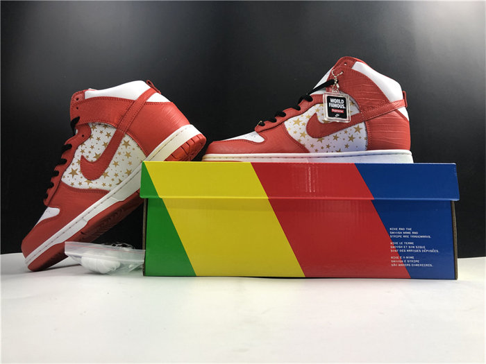 NK Dunk High Pro SB Supreme Red Stars 307385-161