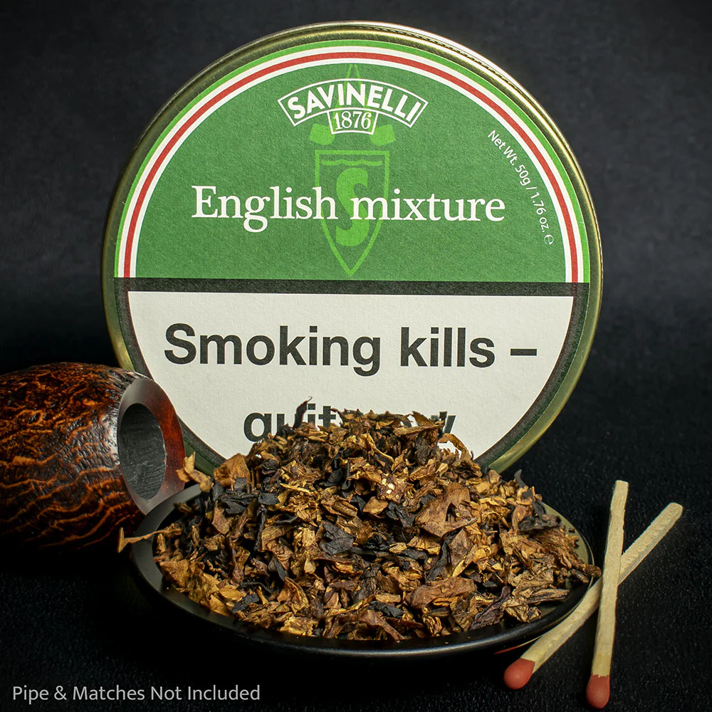 Savinelli English Mixture Pipe Tobacco - 50g Tin