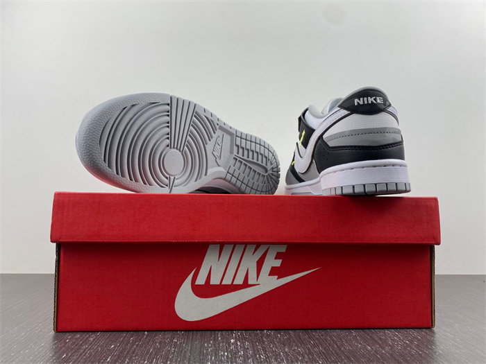 NK Dunk Low Scrap Wolf Grey Light Lemon Twist DC9723-001