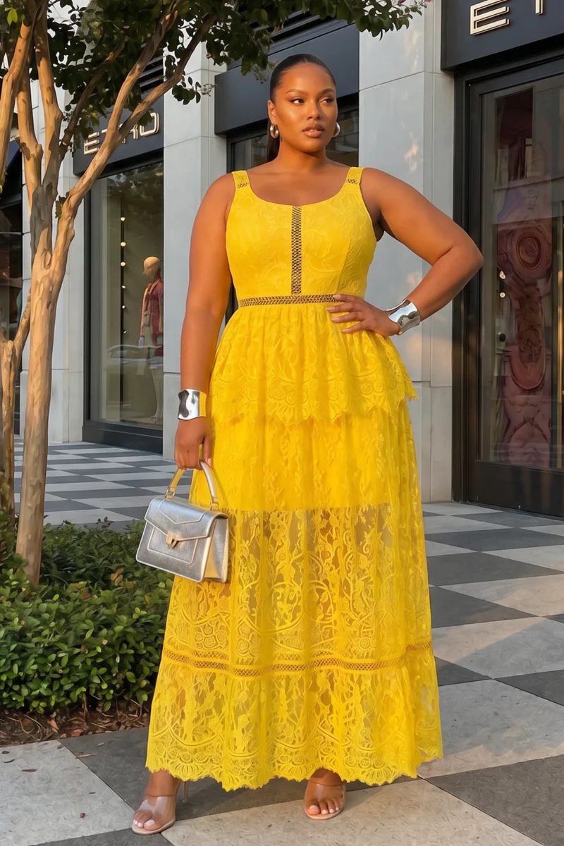 Lacey Chantilly Dress