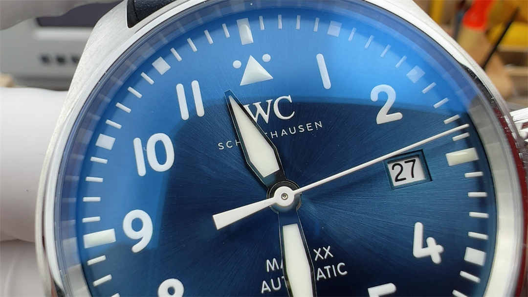 V7 IWC Mark XX Blue Dial – Premium Replica Pilot Watch with Sapphire Crystal & Automatic Movement