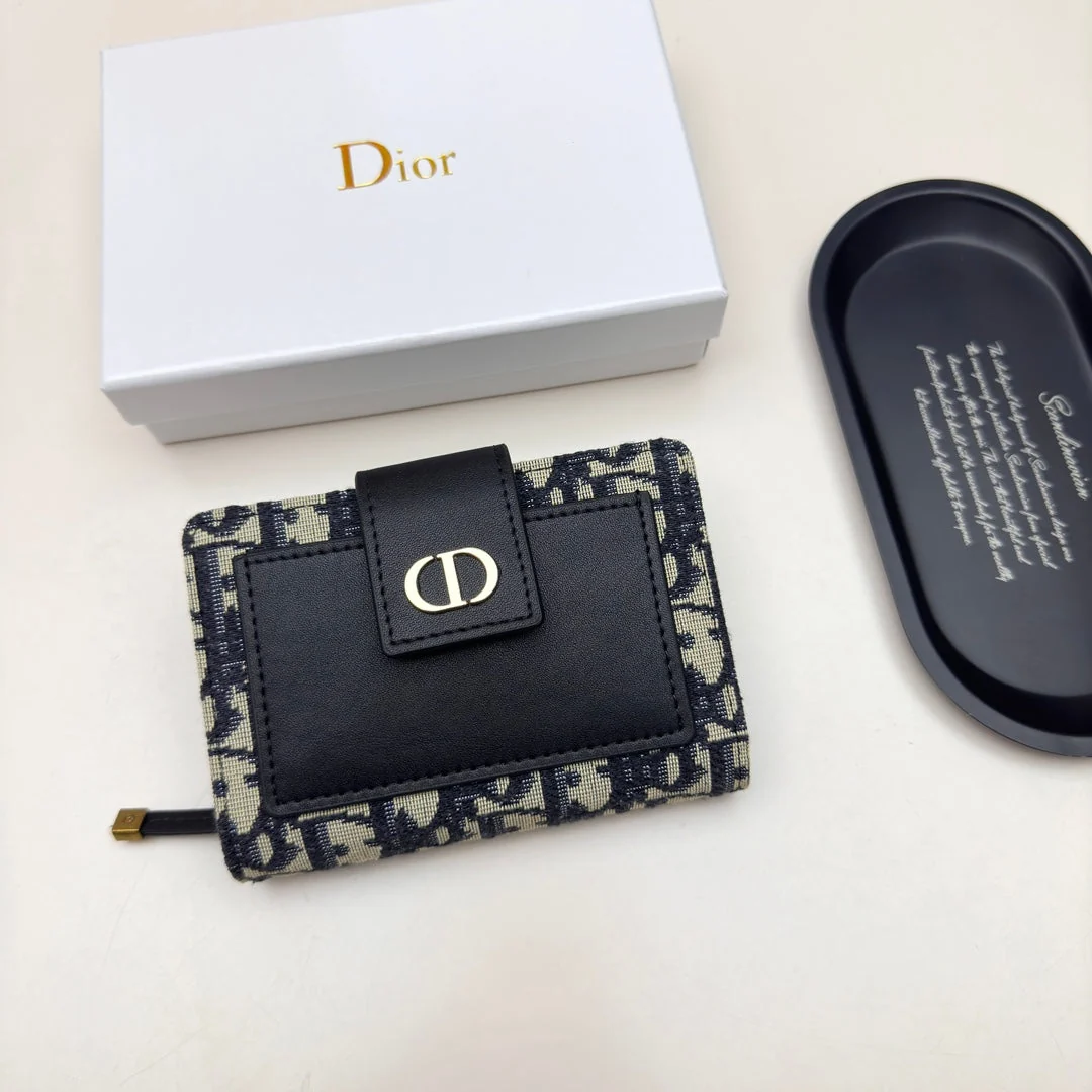 [Dior] Extremely popular mini wallet - 2025's hottest item, first come, first served!