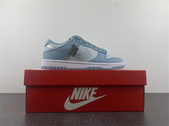 NK Dunk Low Clear Blue Swoosh DH9765-401