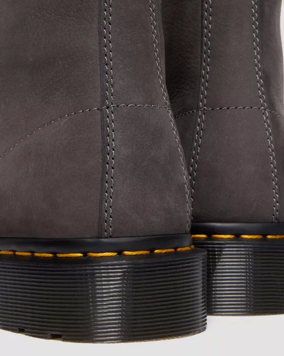 1460 LACELESS NUBUCK SLIP ON BOOTS