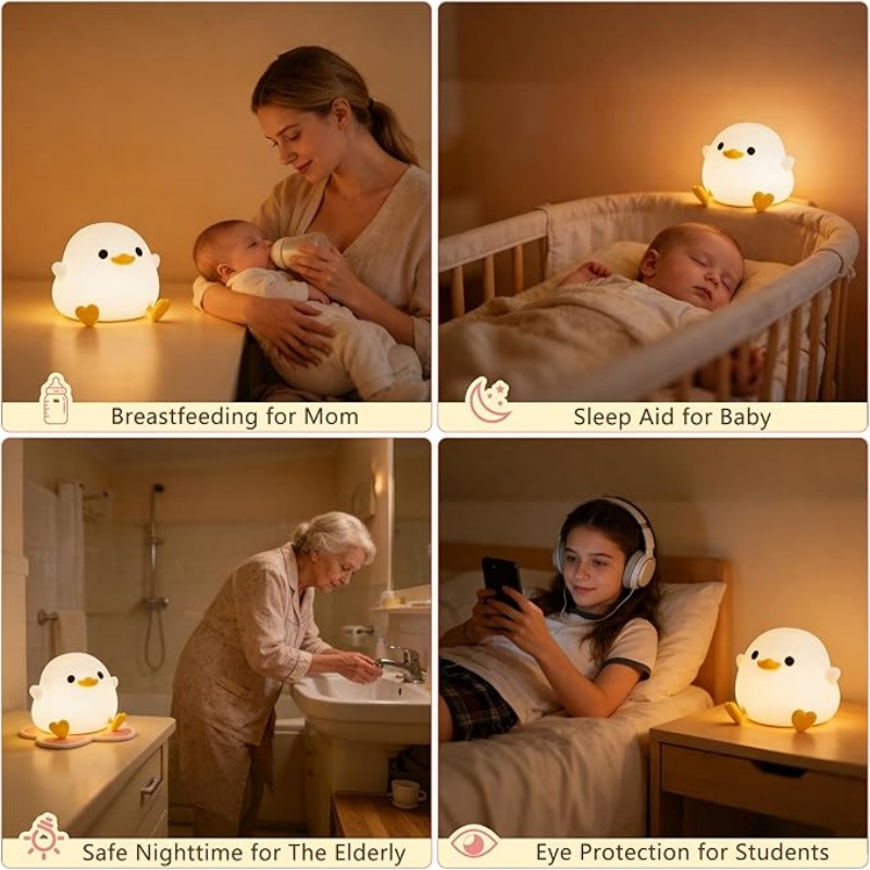 Penguin Night Light for Kids