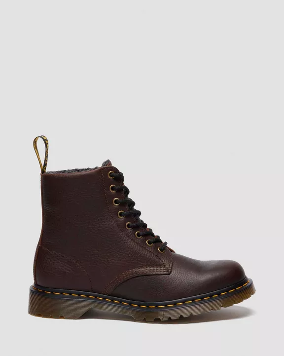 1460 Fleece Lined Grizzly Leather Boots