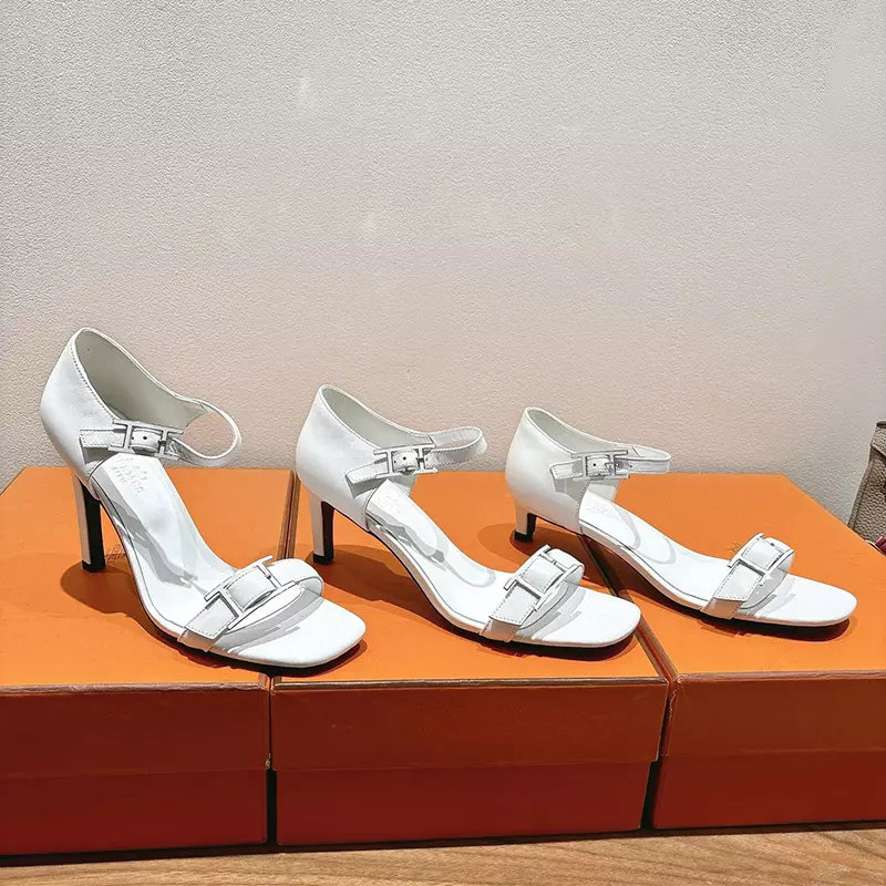Fashion High Quality Real Leather High Heel Sandals LX-872317