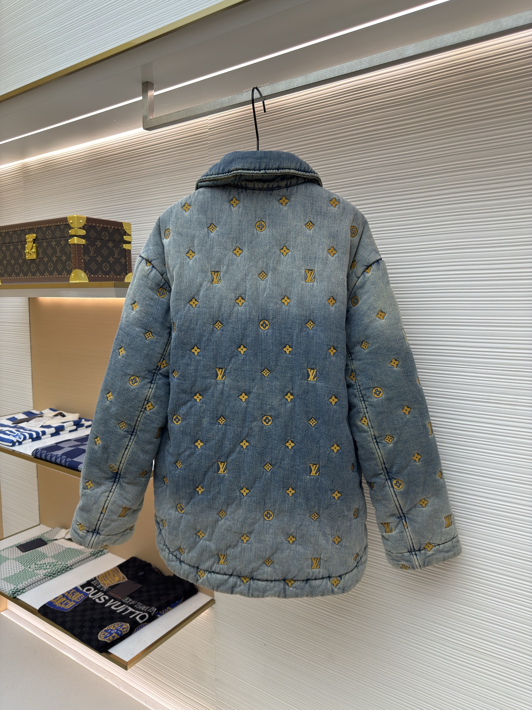 LV  Embroidered Cotton Jacket