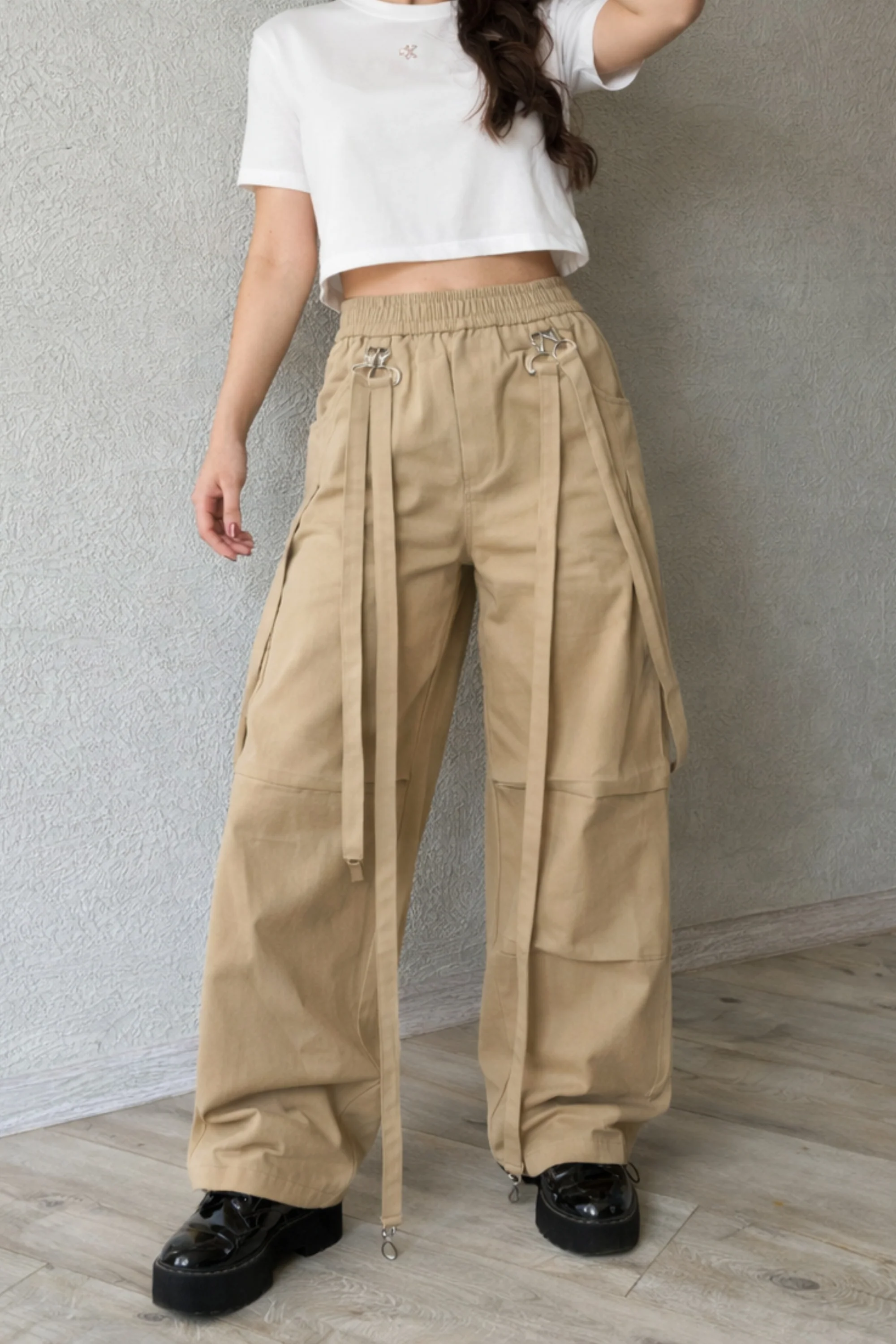 Buttercream Cargo Pants