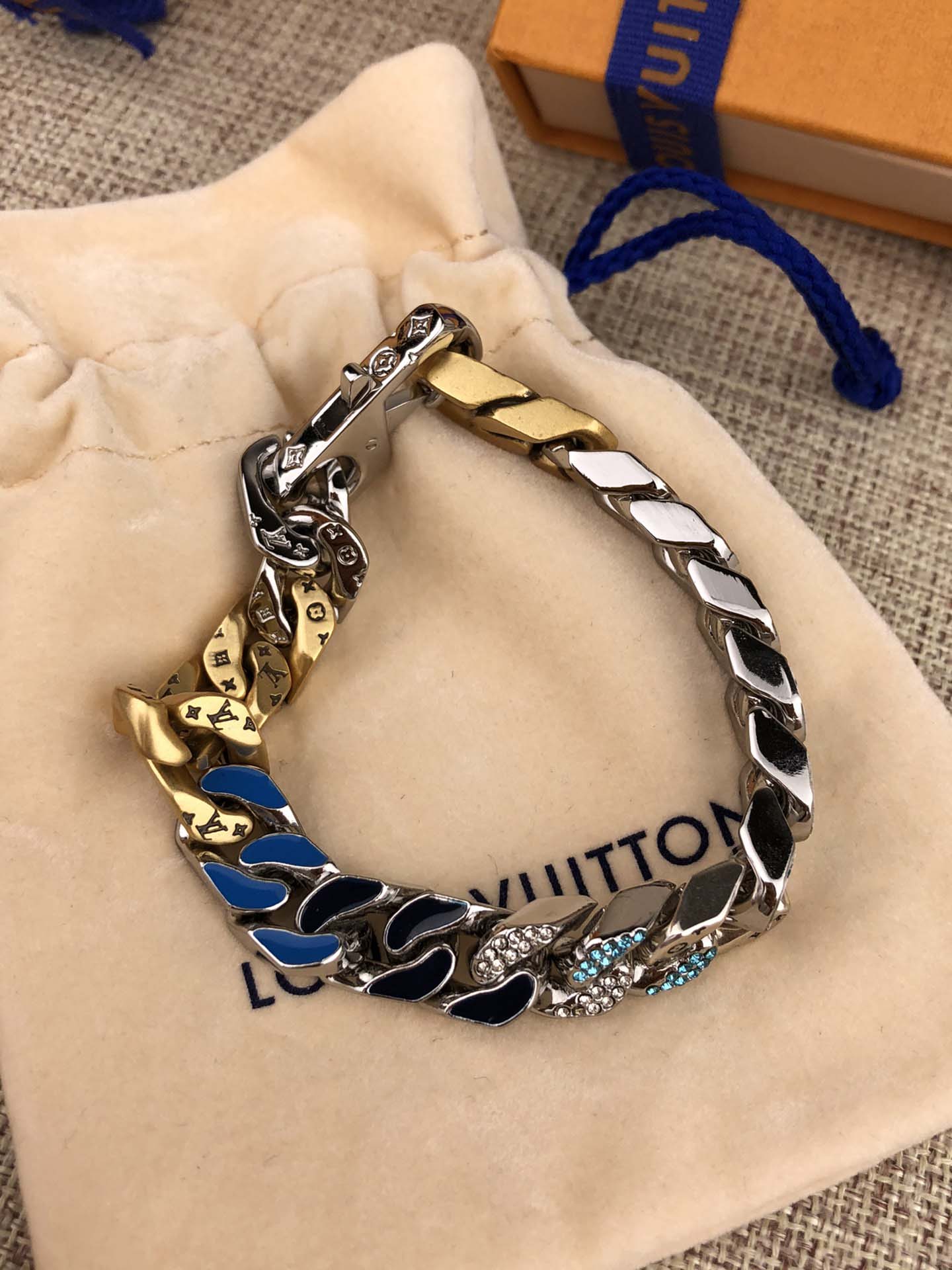 Classic Colorful Chain Bracelet VVSL-9110065