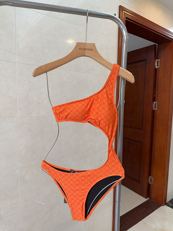 Sexy Waistless off-the-Shoulder One-piece Swimsuit YY-925447