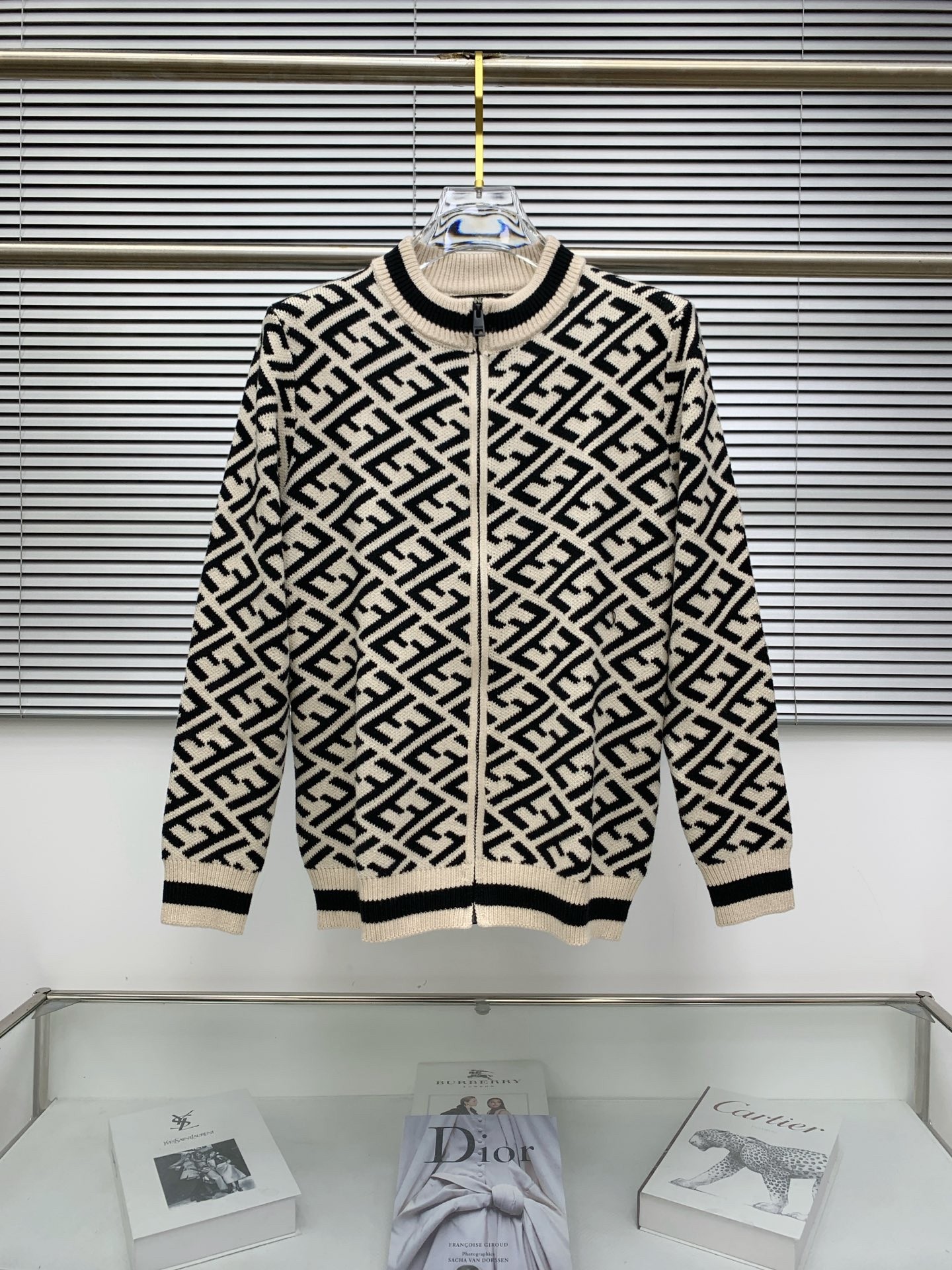 FEND Zip knit sweater