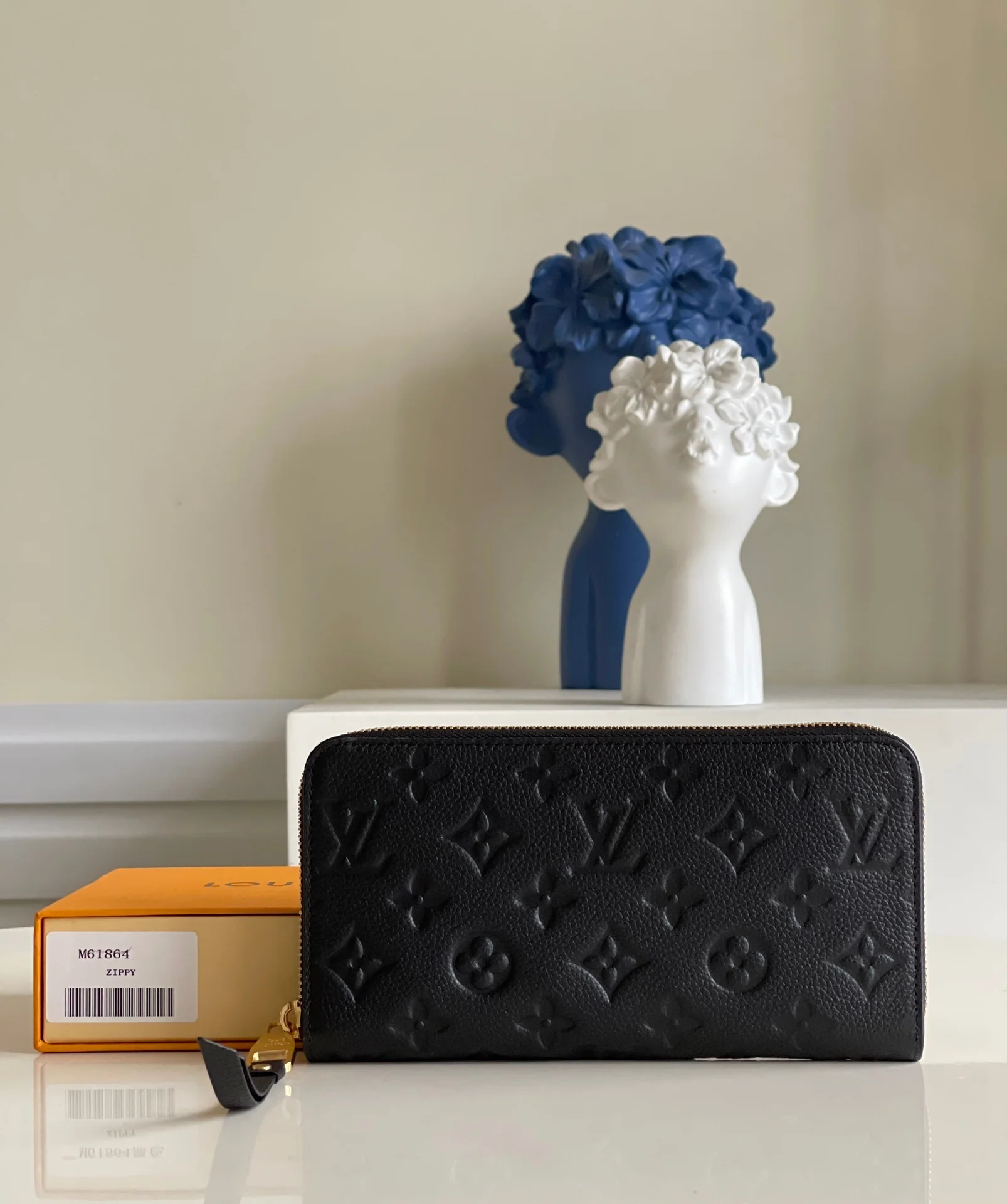 [Louis Vuitton] New Monogram Empreinte Wallet ZIPPY (5 colors) M61864