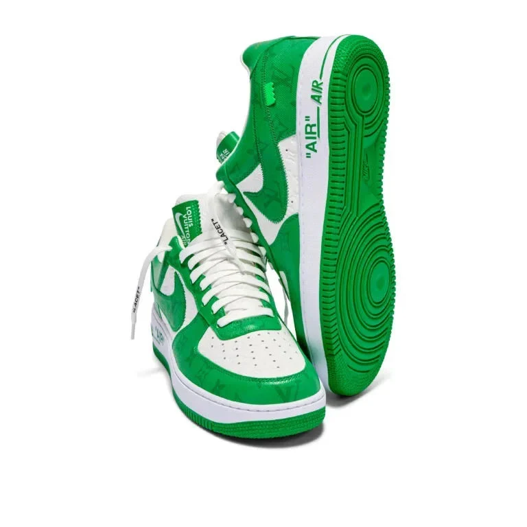 L.V x NK Air Force 1 Low ‘By Virgil Abloh White/Green’