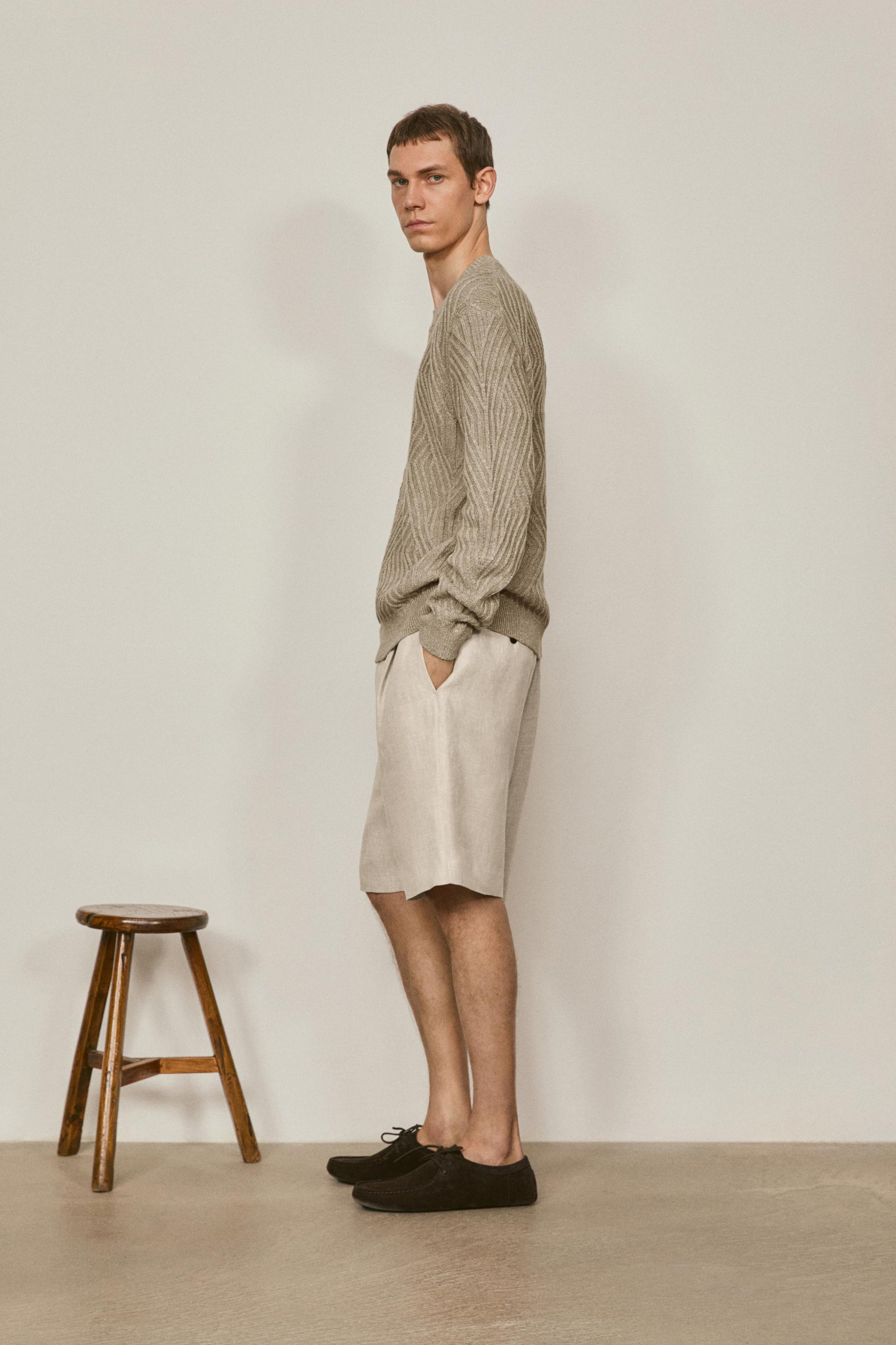Jersey punto aran con lino - LIMITED EDITION
