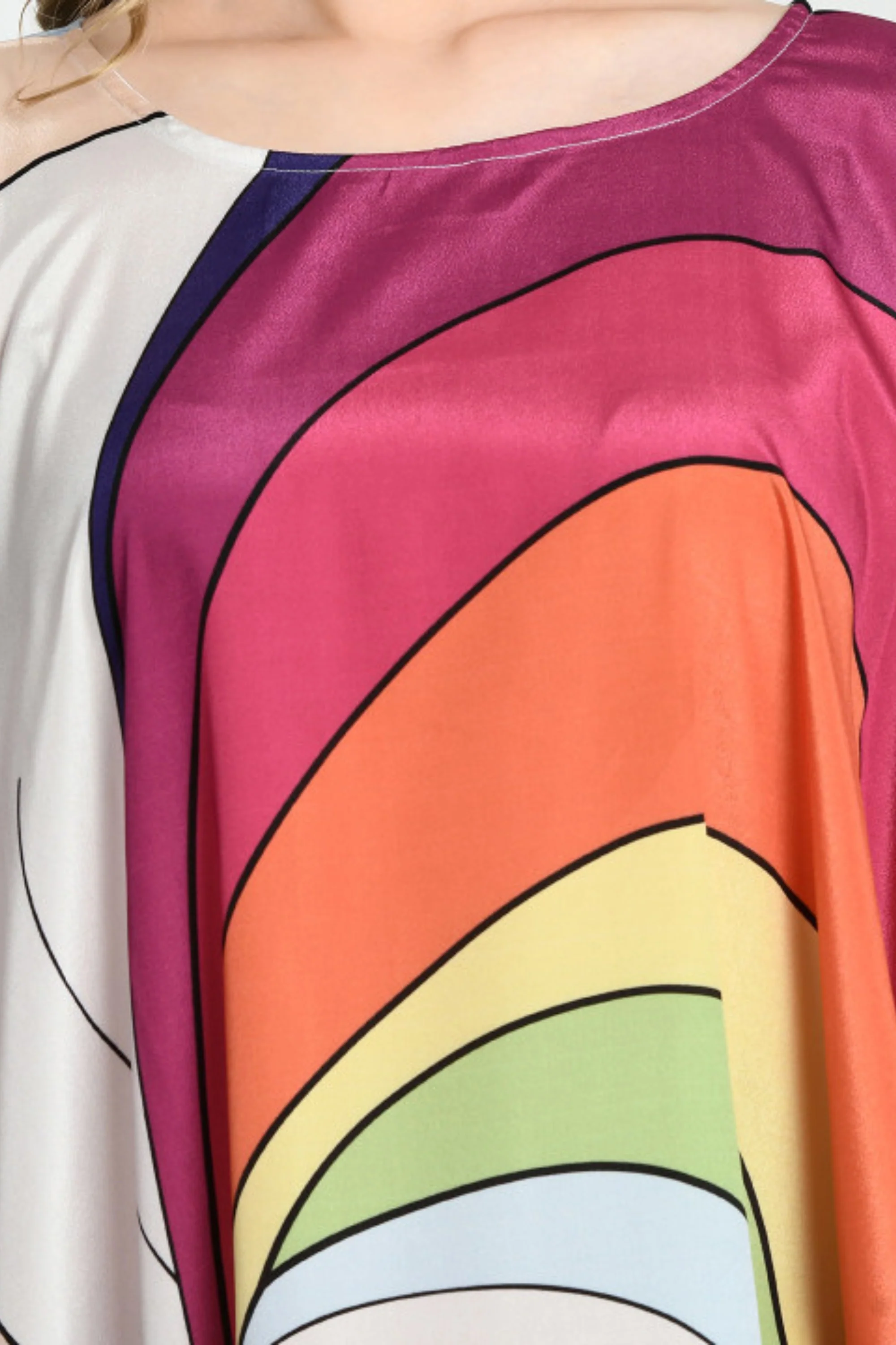 Rainbow Kaftan Dress