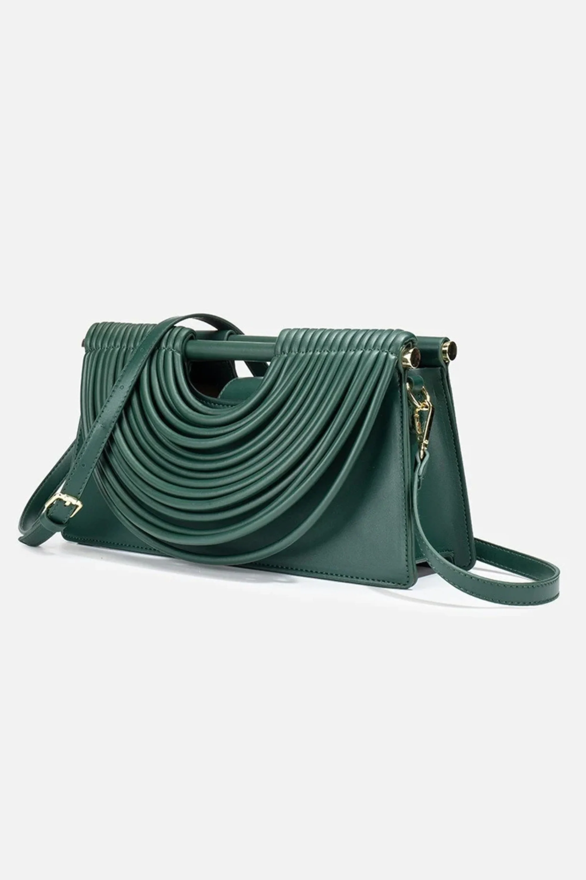 Emerald Arc Shoulder Bag