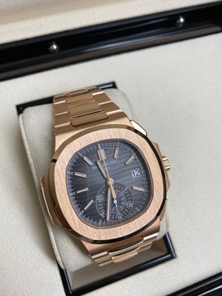 PP Watches Nautilus Mens Rose Gold 5980/1R-001