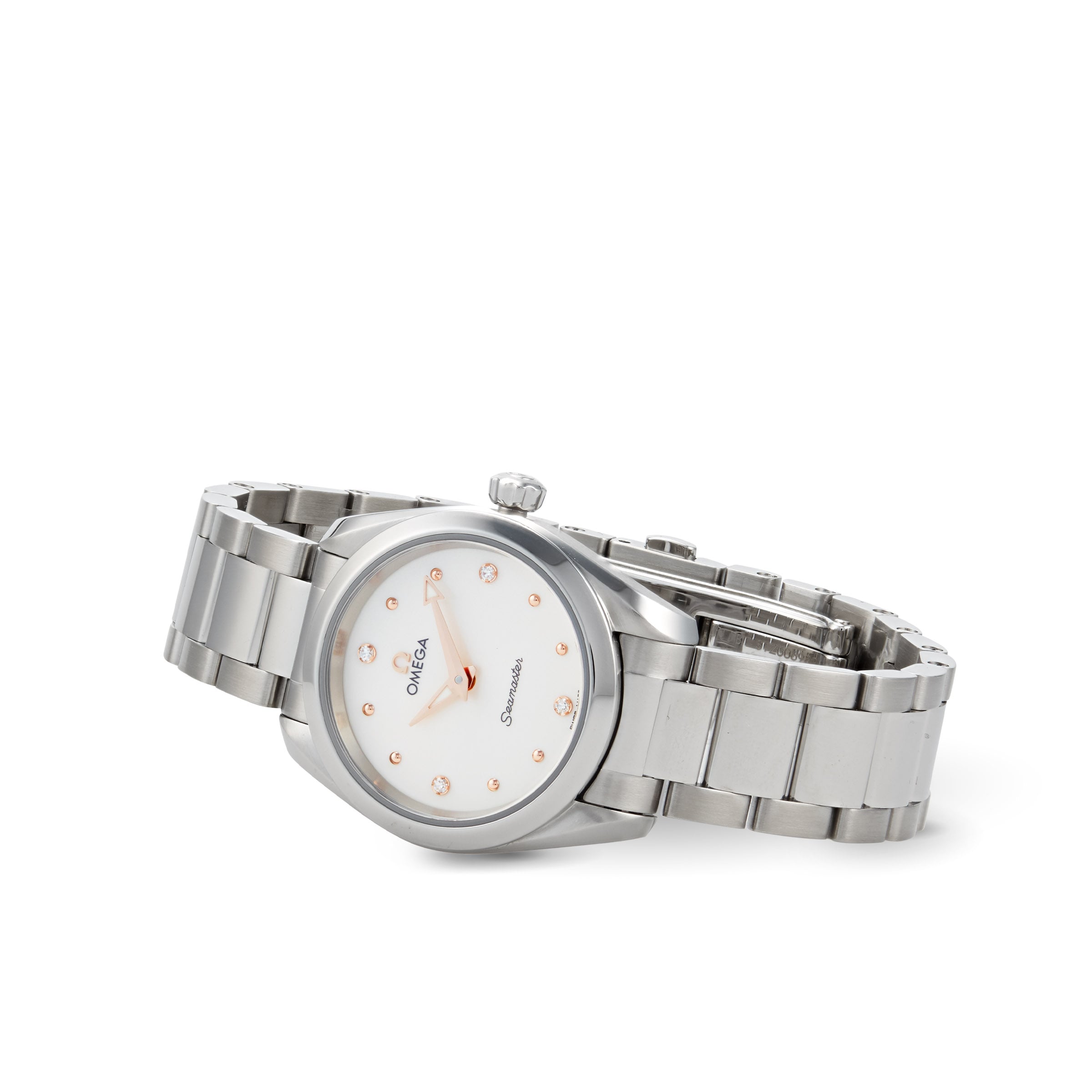 Omega Seamaster Aqua Terra 150M Ladies 28mm Quartz Diamond Dot Watch-P17331365