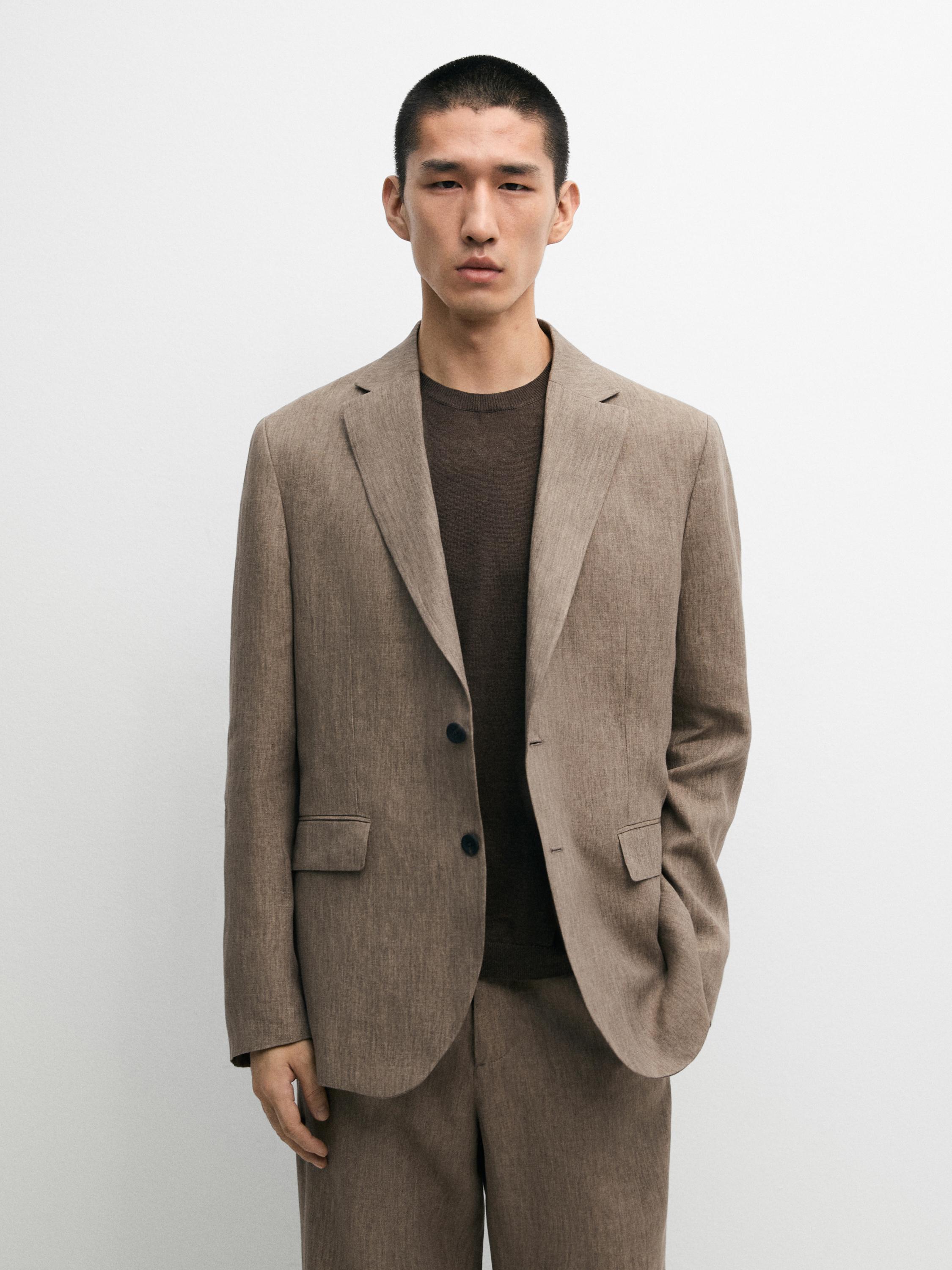 Americana traje 100% lino