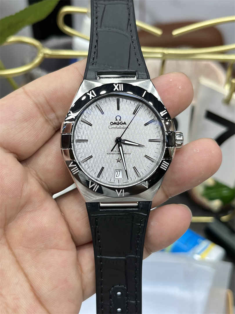 Omega Constellation Replica 41mm White Dial – Premium Ceramic Bezel & 8900 Automatic Movement
