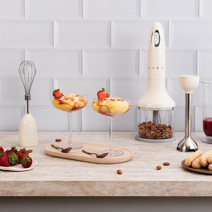 SMEG - Frullatore ad immersione HBF03CREU-Panna