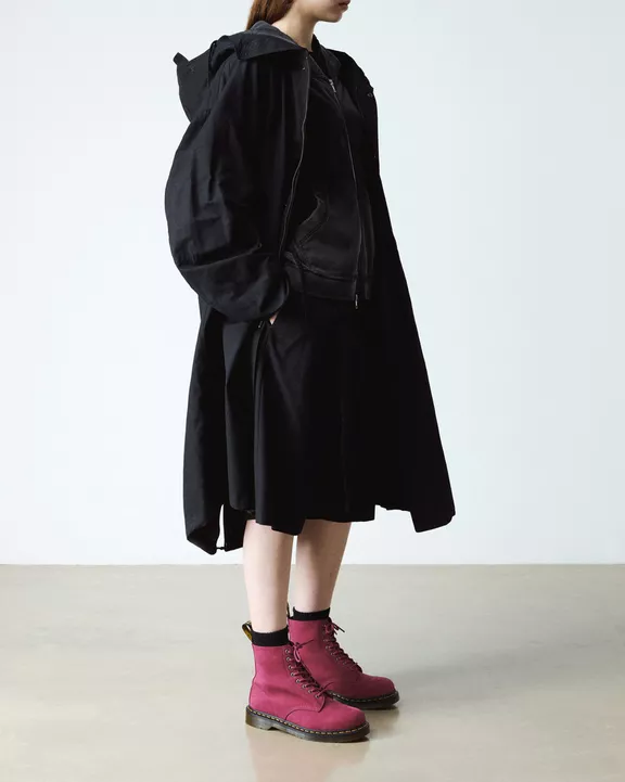 1460 MILLED NUBUCK LACE UP BOOTS