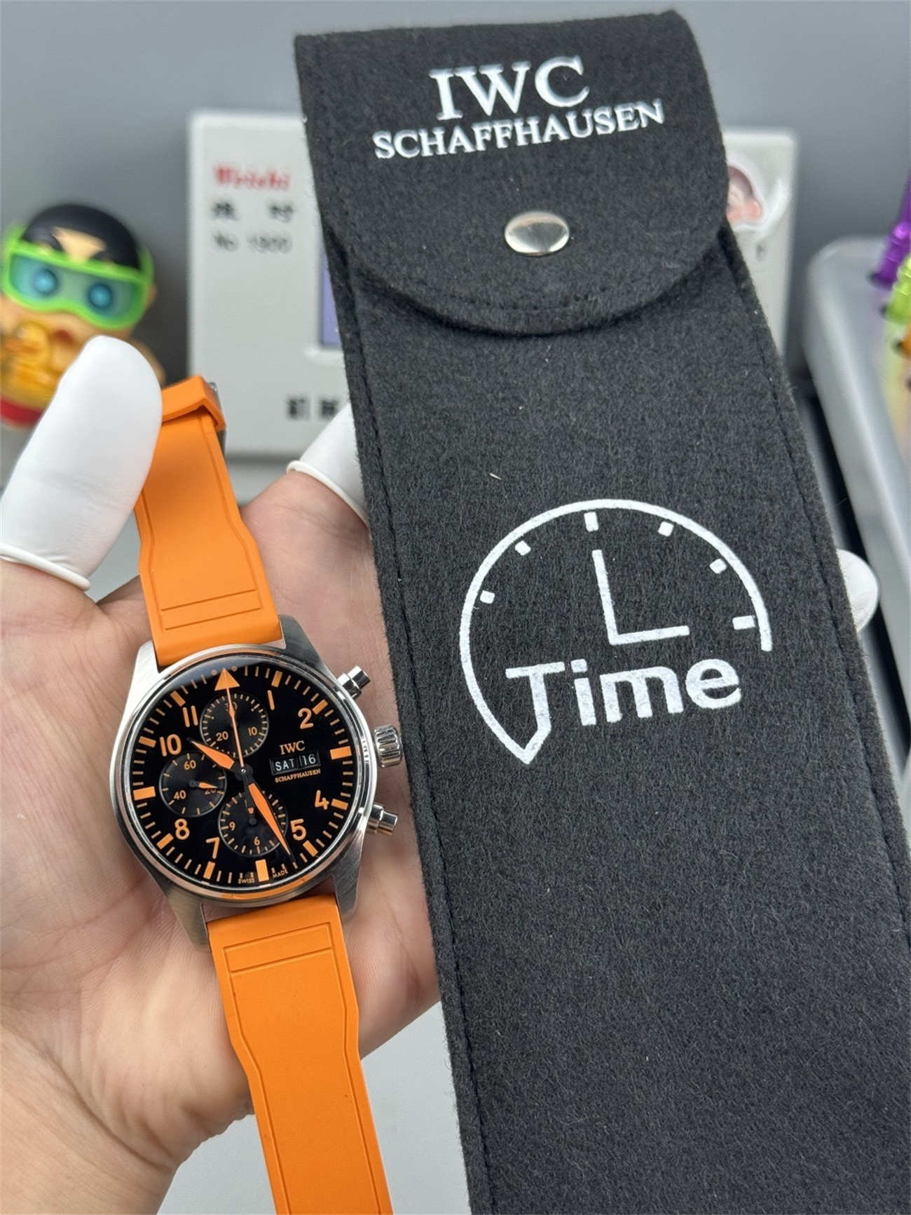 IWC Pilot IW388108 Replica – AMG Orange Dial Chronograph Edition