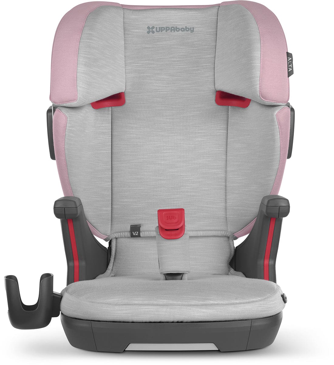 UPPAbaby Alta V2 Belt Positioning Booster Car Seat - Iris (Grey Melange / Lavender)