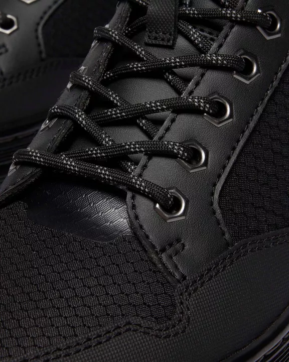 COMBS TECH MK.02 LEATHER & CANVAS UTILITY BOOTS