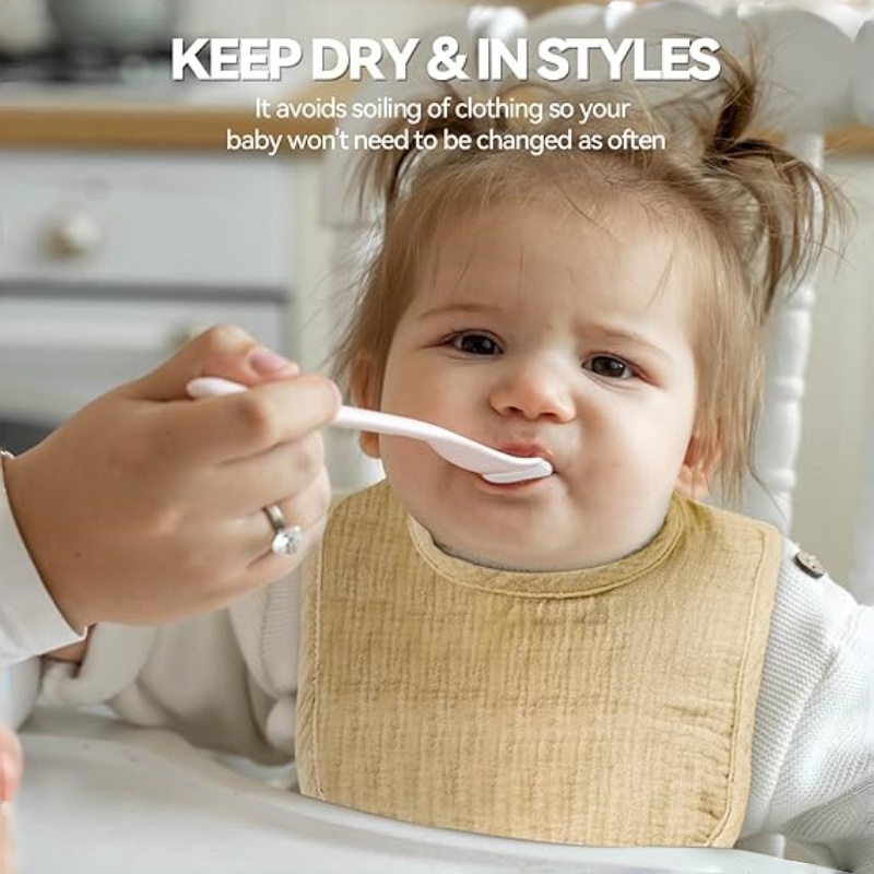 CLOUDBABY-BIB Muslin Baby Bibs for Unisex Boys Girls