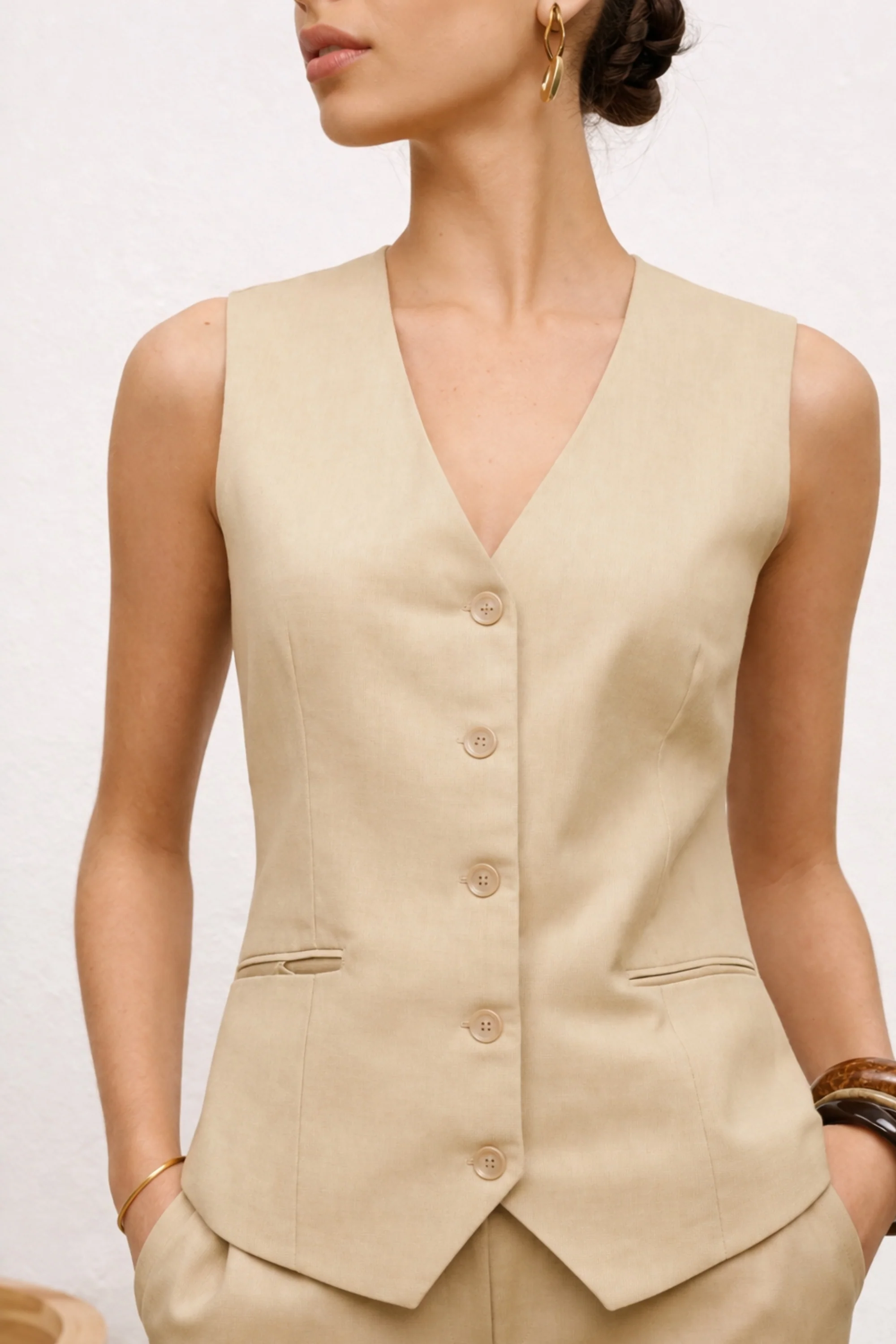 Posh Waistcoat with Pants Coord Set