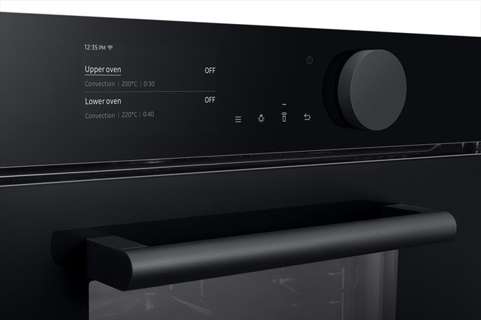 SAMSUNG - Forno incasso elettrico NV75T8549RK/ET Classe A+-Onyx black designe