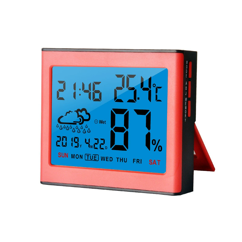 LIORQUE Electronic Thermometer Hygrometer with Soft Backlight - LIORQUE