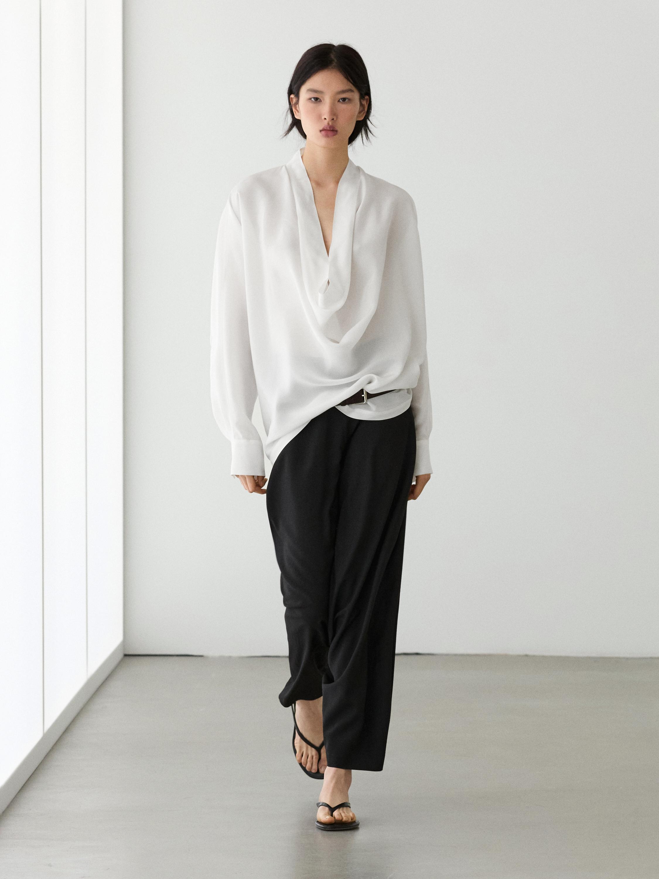 Pantalón baggy fluido