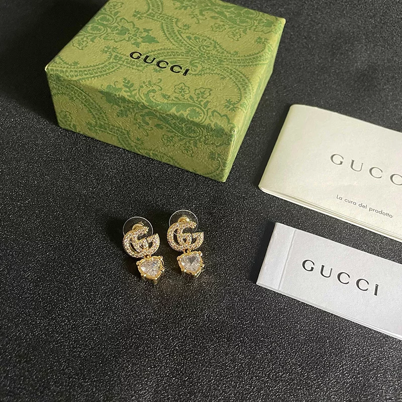 Hearts Stone-set Earrings ED-931280
