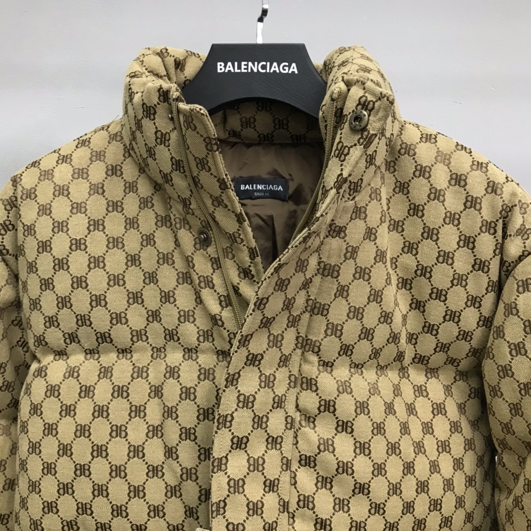 BLCG all-over printed double B down jacket