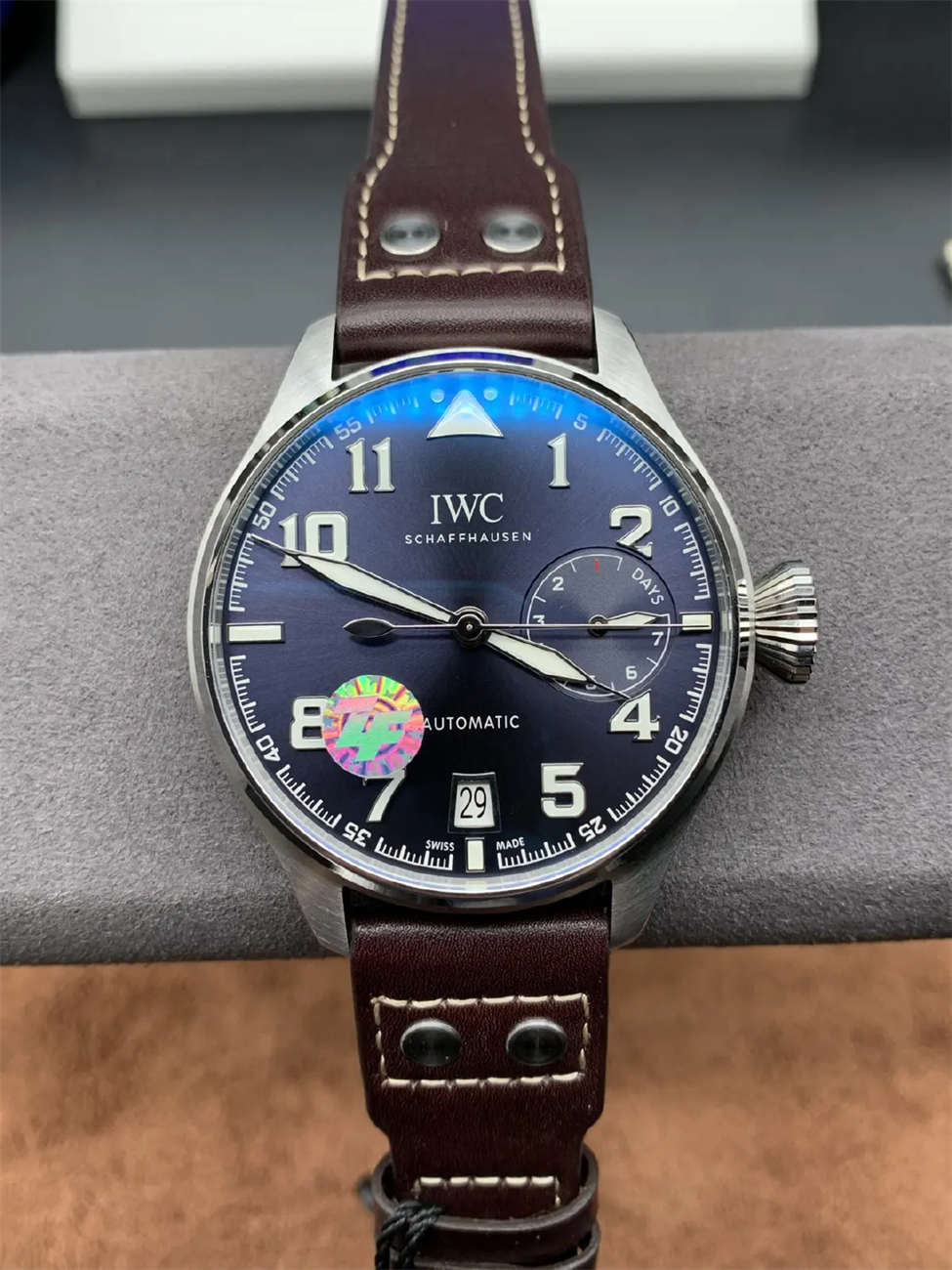 IWC Pilot Watch IW500908 Replica by ZF Factory – Premium Big Pilot 46mm Blue Dial Edition