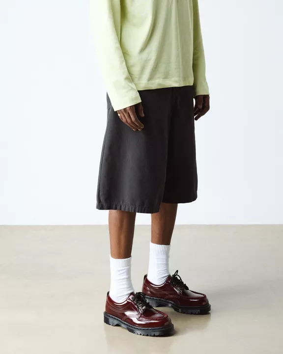 Lowell Laquered Moc Toe Shoes