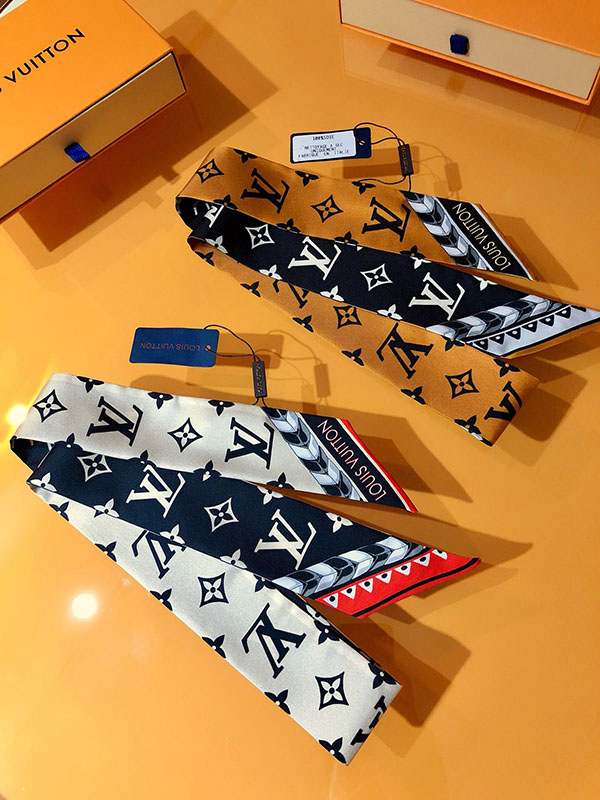 120x8cm Classical prints Handbag Ribbon Scarf Neck Bow WJ-987048