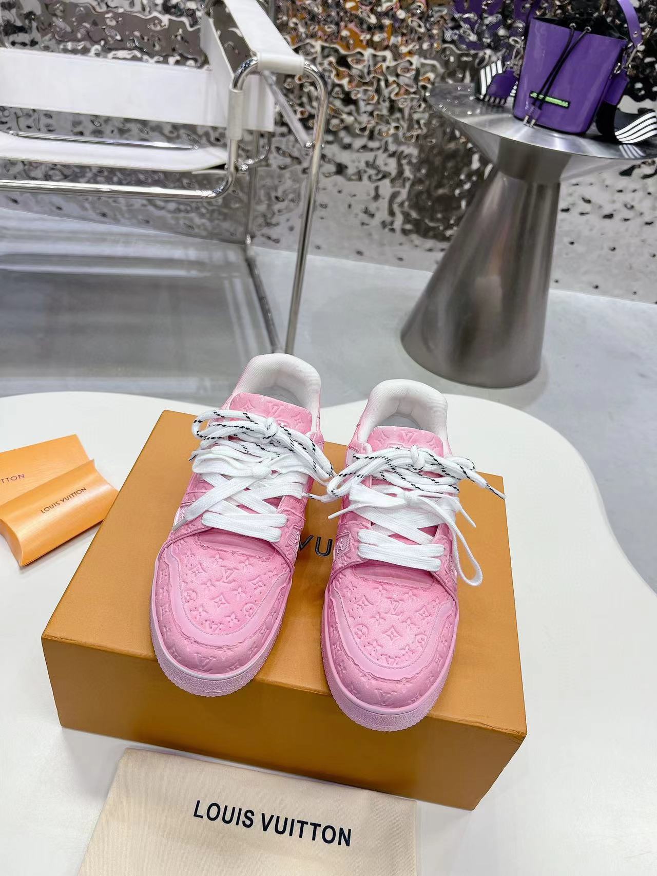 Classic Top quality Pink casual shoes LX-872166