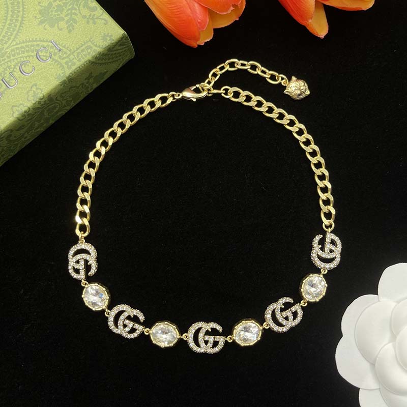 Diamonds Necklace 2Colors GGXL-9120007